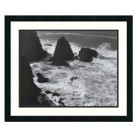 Pacific Vista, 1966 by Ansel Adams, Framed Print Art - 22.32 x 26.69