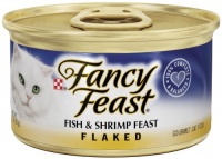 Fancy Feast Gourmet Cat Food, Flaked Fish & Shrimp Feast, Flaked 3-Ounce Cans (Pack of 24) Fancy Feast Gourmet Cat Food, Flaked Fish & Shrimp Feast, Flaked 3-Ounce Cans (Pack of 24)