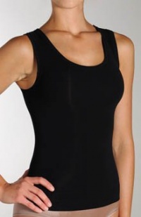 SPANX On Top and In Control Classic Tank Top, L, Black