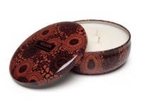 Voluspa Decorative 3 Wick Tin/Burmese Rosewood, 12oz Tin Voluspa Decorative 3 Wick Tin/Burmese Rosewood, 12oz Tin