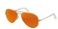 Ray Ban RB3025 Large Aviator Sunglasses - 112/69 Gold (Orange Mirror Lens) - 58mm Ray Ban RB3025 Large Aviator Sunglasses - 112/69 Gold (Orange Mirror Lens) - 58mm