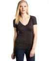 Nation LTD Women's Vegas Python Burnout V-Neck Tee