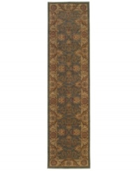 Embrace a serene space. The calming colors of this decorative rug create soothing surroundings in your home while adding delightful designs of swaying leaves and alluring sprouting foliage. Embrace a serene space. The calming colors of this decorative rug create soothing surroundings in your home while adding delightful designs of swaying leaves and alluring sprouting foliage.
