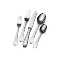 Wallace 5086468 45-Piece Continental Hammer Flatware Set Wallace 5086468 45-Piece Continental Hammer Flatware Set