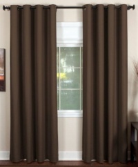 Erlene Home Essex 50 x 84 Grommet Window Panel Chocolate Erlene Home Essex 50 x 84 Grommet Window Panel Chocolate