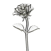 Everything's coming up roses. Elegant and timeless, this contemporary centerpiece features diamond cuts and classic contours. A sophisticated addition to any table. Everything's coming up roses. Elegant and timeless, this contemporary centerpiece features diamond cuts and classic contours. A sophisticated addition to any table.