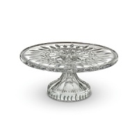 As bright as sunshine, the Lismore footed cake plate possesses diamond and wedge cuts emanating from the center like luminous rays. Dessert has never been quite so dazzling before!