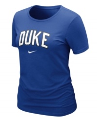 Keep your team pride on display with this NCAA Duke Blue Devils t-shirt from Nike. Keep your team pride on display with this NCAA Duke Blue Devils t-shirt from Nike.
