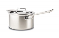 All-Clad Brushed Stainless D5 4-Quart Sauce Pan with Lid All-Clad Brushed Stainless D5 4-Quart Sauce Pan with Lid