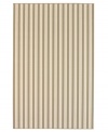 Featuring a classic Cabana-stripe motif, the Cabo del Sol area rug is designed in bright, festive colors that fit everyday living spaces or vacation homes by the beach. Woven from wool, the rug offers a soft surface feel that you'll love for years to come.