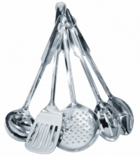 Amco Stainless Steel 5-Piece Utensil Set Amco Stainless Steel 5-Piece Utensil Set