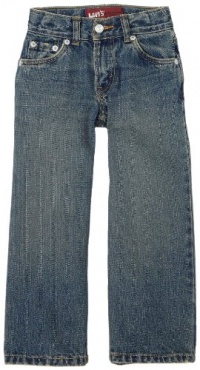 Levi's Boys 2-7 569 Loose Straight Jean,Medium Crosshatch,6S Levi's Boys 2-7 569 Loose Straight Jean,Medium Crosshatch,6S
