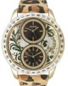 GUESS See-Thru with Filigree Dual Time Zone Wa