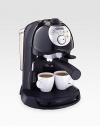 Enjoy delicious espresso made your way with this retro pump espresso and cappuccino maker. Stylish and functional, you can choose to brew ground espresso or ESE pods with a unique, patented dual-filter holder. The choice is yours, making your espresso truly made to order.