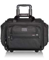 Tumi Luggage Alpha Compact Wheeled Duffel Bag, Black, Medium Tumi Luggage Alpha Compact Wheeled Duffel Bag, Black, Medium