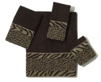 Avanti Cheshire 4-Piece Towel Set, Java Avanti Cheshire 4-Piece Towel Set, Java