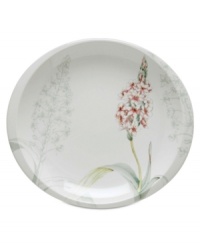 Garnished with the faint outline of flowers and full-color blooms, this simple coupe-shaped accent plate cultivates sunny, casual meals in any setting. (Clearance) Garnished with the faint outline of flowers and full-color blooms, this simple coupe-shaped accent plate cultivates sunny, casual meals in any setting. (Clearance)