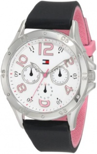 Tommy Hilfiger Women's 1781175 Sport Stainless Steel and black Silicon Sport Watch Tommy Hilfiger Women's 1781175 Sport Stainless Steel and black Silicon Sport Watch