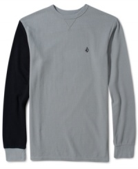Thermals are always great worn as an underlayer or worn solo like this unique one made by Volcom. Thermals are always great worn as an underlayer or worn solo like this unique one made by Volcom.