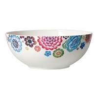Bright, cheerful blooms traverse this premium bone-china bowl from Villeroy & Boch. Mix it and match it with other pieces in the collection for endless creative combinations. Bright, cheerful blooms traverse this premium bone-china bowl from Villeroy & Boch. Mix it and match it with other pieces in the collection for endless creative combinations.