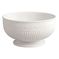 Edme soup/cereal bowl by Wedgwood. Wedgwood marks the 100th anniversary of its classic Edme collection with a refreshing update of its timeless pattern. A new antique white glaze enhances the elegant colannade embossment and laurel motif accent pieces. Sophisticated shapes and generously sized pieces make this pattern ideal for today's lifestyle. Edme soup/cereal bowl by Wedgwood. Wedgwood marks the 100th anniversary of its classic Edme collection with a refreshing update of its timeless pattern. A new antique white glaze enhances the elegant colannade embossment and laurel motif accent pieces. Sophisticated shapes and generously sized pieces make this pattern ideal for today's lifestyle.