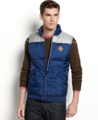 Take your rad sense of style to the streets this season with this sleek Volcom puffer vest. Take your rad sense of style to the streets this season with this sleek Volcom puffer vest.