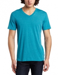 Volcom Men's Solid Heather V-Neck Too Short Sleeve Tee