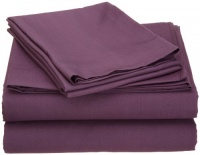 Cathay Home Fashions Luxury Silky Soft Brushed Microfiber Queen Sheet Set, Plum Cathay Home Fashions Luxury Silky Soft Brushed Microfiber Queen Sheet Set, Plum