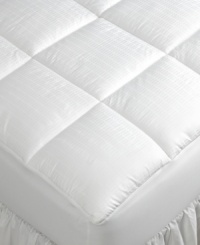 Reign supreme. Ultimately luxurious with ample loft, the Supreme mattress pad from Charter Club offers an indulgent night's rest. Featuring soft, hypoallergenic fiberfill within a 400-thread count pure cotton cover. Reign supreme. Ultimately luxurious with ample loft, the Supreme mattress pad from Charter Club offers an indulgent night's rest. Featuring soft, hypoallergenic fiberfill within a 400-thread count pure cotton cover.