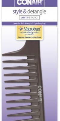 Conair Anti-static Detangling Comb, Colors may vary