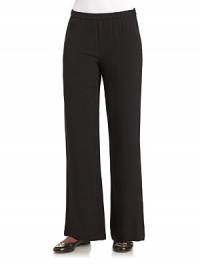 THE LOOKBanded waist Wide-leg silhouetteStraight-leg designSide zip closureBack dartsTHE FITRise, about 10Inseam, about 31THE MATERIALSilkCARE & ORIGINDry cleanImportedModel shown is 5'9½ (176cm) wearing US size 4. THE LOOKBanded waist Wide-leg silhouetteStraight-leg designSide zip closureBack dartsTHE FITRise, about 10Inseam, about 31THE MATERIALSilkCARE & ORIGINDry cleanImportedModel shown is 5'9½ (176cm) wearing US size 4.