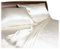 Divatex Home Fashions Royal Opulence Satin King Sheet Set, Ivory Divatex Home Fashions Royal Opulence Satin King Sheet Set, Ivory