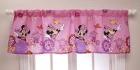 Disney Minnie Fluttery Friends Window Valance Disney Minnie Fluttery Friends Window Valance