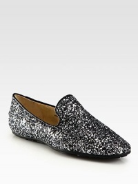 Light-catching glitter adds sparkle to this timeless favorite with a durable rubber sole. Glitter-coated fabric upperLeather liningRubber solePadded insoleMade in Italy Light-catching glitter adds sparkle to this timeless favorite with a durable rubber sole. Glitter-coated fabric upperLeather liningRubber solePadded insoleMade in Italy