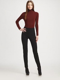 Finespun wool, in a classic turtleneck style.TurtleneckLong sleevesWoolDry cleanMade in SwitzerlandModel shown is 5'11 (180cm) wearing US size 4. Finespun wool, in a classic turtleneck style.TurtleneckLong sleevesWoolDry cleanMade in SwitzerlandModel shown is 5'11 (180cm) wearing US size 4.
