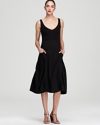 A party-perfect frock, this XCVI dress skims the silhouette as a fitted bodice flows into a full skirt for effortless figure flattery. Elevate the look with strappy sandals and a hint of shine. A party-perfect frock, this XCVI dress skims the silhouette as a fitted bodice flows into a full skirt for effortless figure flattery. Elevate the look with strappy sandals and a hint of shine.