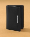 Card carrying style. This slim and sleek card case accents your business or casual look.