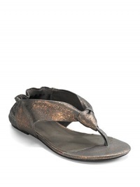 An understated knot accents the thong of this supple leather flat.Gathered elastic back Leather lining and sole Padded insole Imported An understated knot accents the thong of this supple leather flat.Gathered elastic back Leather lining and sole Padded insole Imported