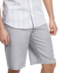 Just in time for spring these lightweight shorts from Calvin Klein are a breeze for you to look great in. Just in time for spring these lightweight shorts from Calvin Klein are a breeze for you to look great in.