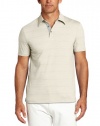 Perry Ellis Men's Short Sleeve Slub Polo Shirt