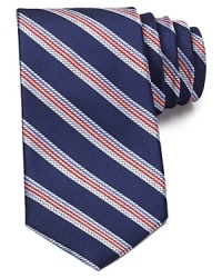 Button up your professional attire with a classic tie rendered in lavish silk and patterned with a unique rope design. Button up your professional attire with a classic tie rendered in lavish silk and patterned with a unique rope design.