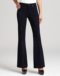 Refined Burberry London jeans travel from workday to weekend with classically cool style. In a timeless flare silhouette, this five-pocket look is perfect for every season. Refined Burberry London jeans travel from workday to weekend with classically cool style. In a timeless flare silhouette, this five-pocket look is perfect for every season.