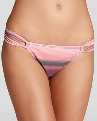 This bold bikini bottom pairs perfectly with a fringe-embellished bikini top from L*Space. Boasting dramatic details, this suit ensures you'll get seen while you sun. This bold bikini bottom pairs perfectly with a fringe-embellished bikini top from L*Space. Boasting dramatic details, this suit ensures you'll get seen while you sun.