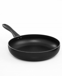 Step it up in the kitchen with the nonstick excellence of this essential fry pan. A durable aluminum core conducts heat like a seasoned professional, evenly and quickly heating the pan for remarkably healthy meals every time. Limited lifetime warranty. Step it up in the kitchen with the nonstick excellence of this essential fry pan. A durable aluminum core conducts heat like a seasoned professional, evenly and quickly heating the pan for remarkably healthy meals every time. Limited lifetime warranty.