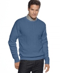 Over the top. Paired with a collared shirt, this Oscar de la Renta sweater adds a touch of sophistication to any outfit. Over the top. Paired with a collared shirt, this Oscar de la Renta sweater adds a touch of sophistication to any outfit.