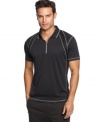 This INC International Concepts polo has a sporty and sleek look.
