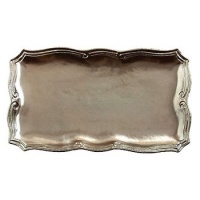Vietri Incanto Metallic Baroque Rectangular Platter Vietri Incanto Metallic Baroque Rectangular Platter