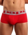 Smooth, form fitting, and sexy low rise trunk by Papi looks too good to wear under your pants.