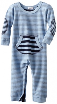 Splendid Littles Baby-Boys Newborn Navy Stripe Active Romper, Sky, 3-6 Months Splendid Littles Baby-Boys Newborn Navy Stripe Active Romper, Sky, 3-6 Months