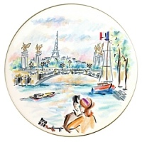 Joli Paris invites you to discover the charm of Paris and stroll through the streets, the cafes, the monuments, and boutiques. Each piece is decorated with a vibrant sketch that brings to life the people, places, fashion, and energy of Paris. Dishwasher and microwave safe (for reheating only). Joli Paris invites you to discover the charm of Paris and stroll through the streets, the cafes, the monuments, and boutiques. Each piece is decorated with a vibrant sketch that brings to life the people, places, fashion, and energy of Paris. Dishwasher and microwave safe (for reheating only).